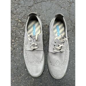 Florsheim Oxford Mens size 11 Gray Suede